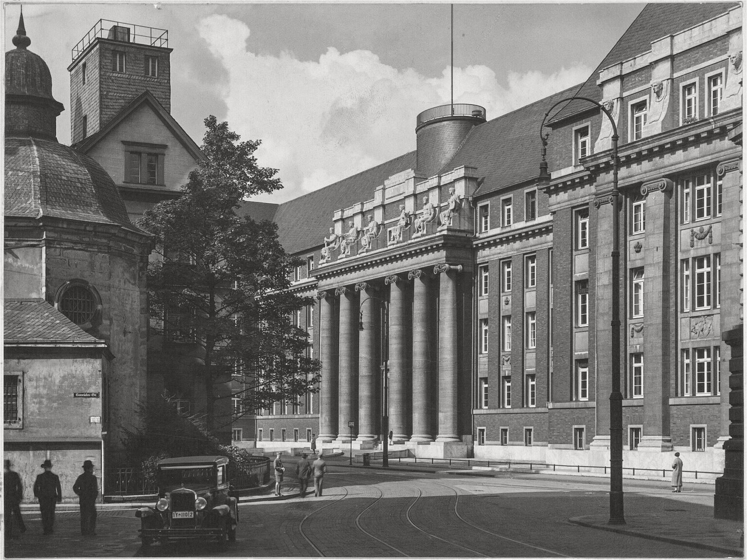 Historisches Bild der Stadt Düsseldorf