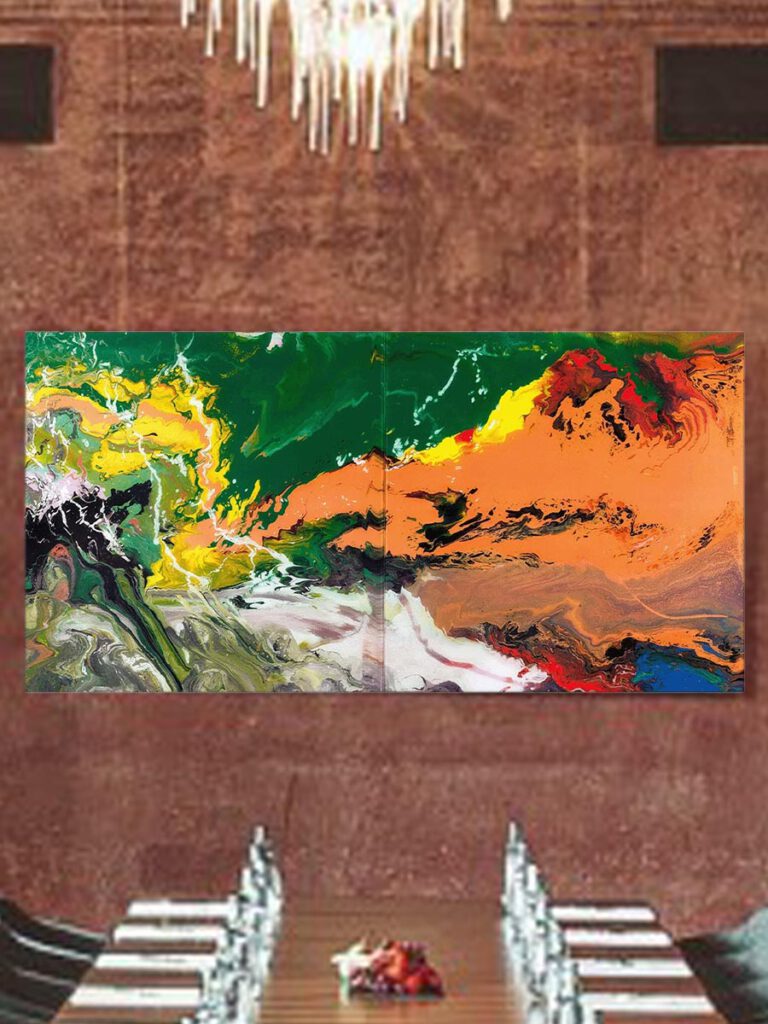 Kunstwerk von Gerhard Richter im Hotel THE WELLEM Düsseldorf